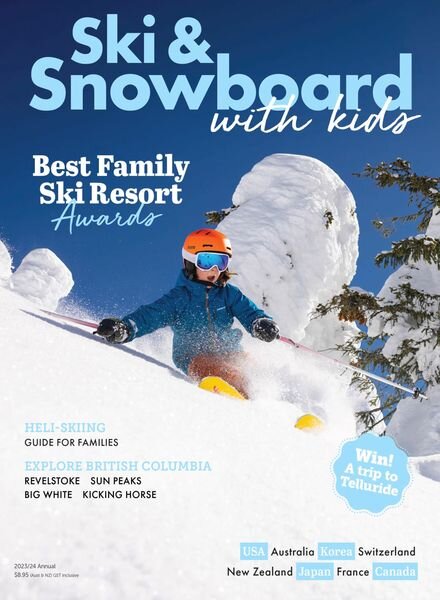 Ski & Snowboard with Kids – May 2023 Cover
