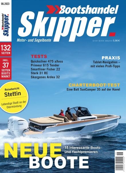 Skipper Bootshandel – Juni 2023 Cover