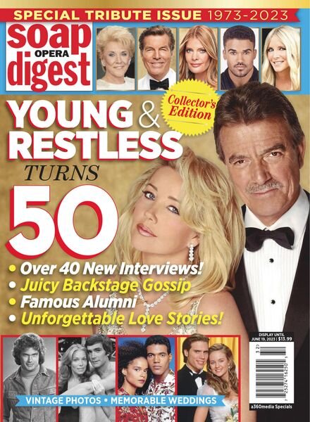 Soap Opera Digest Young & Restless Turns 50 – May 2023 Cover