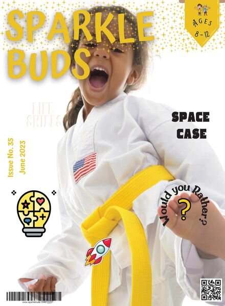 Sparkle Buds Kids Magazine Ages 7-10 – June 2023 Cover