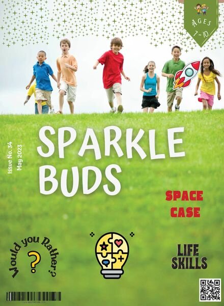Sparkle Buds Kids Magazine Ages 7-10 – May 2023 Cover