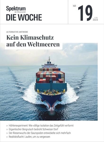 Spektrum – Die Woche – 11 Mai 2023 Cover