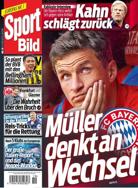 Sport Bild – 10 Mai 2023 Cover