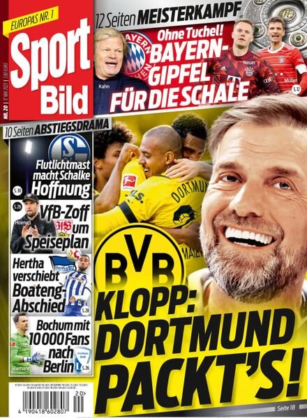 Sport Bild – 17 Mai 2023 Cover