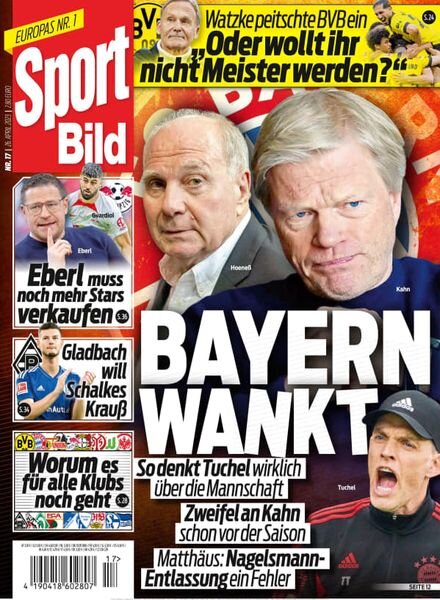 Sport Bild – 26 April 2023 Cover