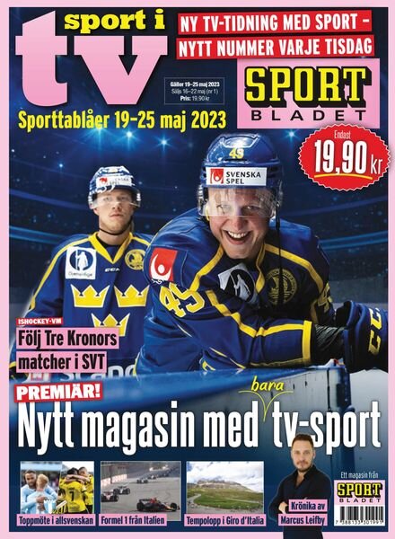 Sport i TV – 16 maj 2023 Cover