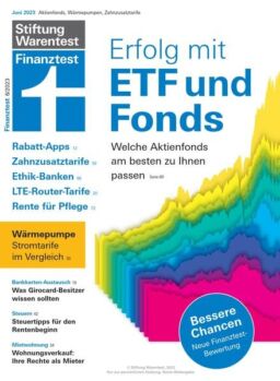 Stiftung Warentest Finanztest – June 2023