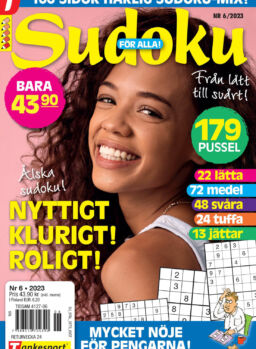Sudoku fOr alla – 16 maj 2023