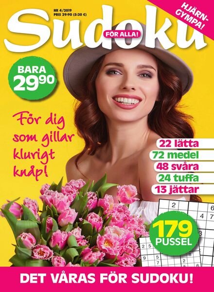 Sudoku fOr alla – 26 mars 2019 Cover