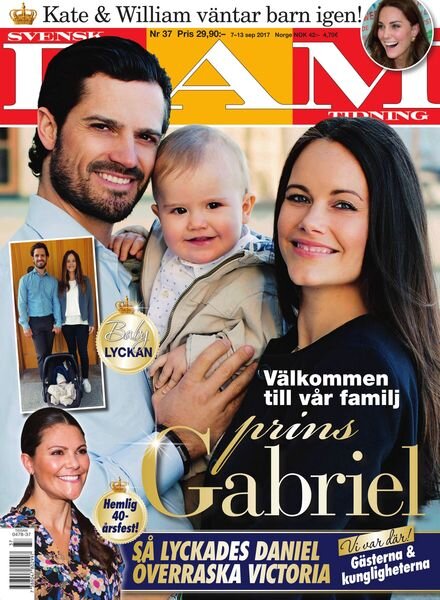 Svensk Damtidning – 07 september 2017 Cover