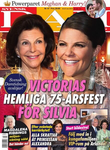 Svensk Damtidning – 15 november 2018 Cover