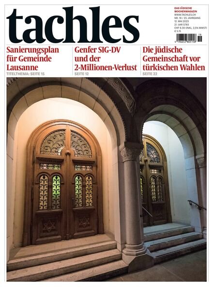tachles – 12 Mai 2023 Cover