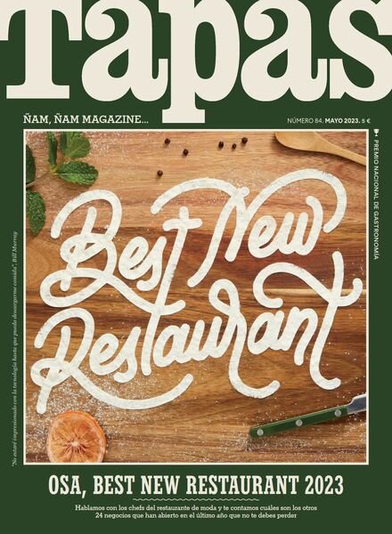 Tapas Spanish Edition – mayo 2023 Cover
