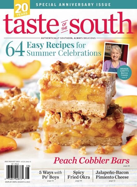 Taste of the South – July 2023 Cover