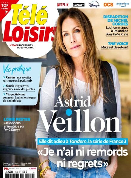Tele Loisirs – 15 Mai 2023 Cover