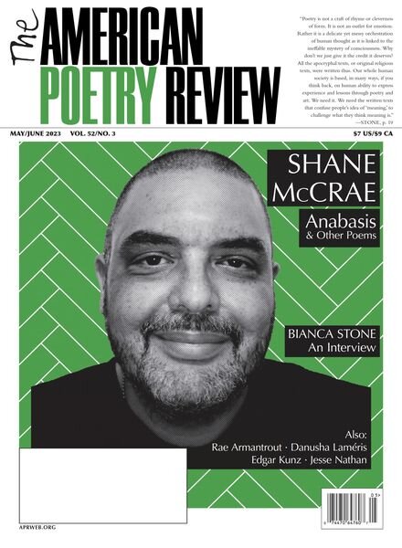 The American Poetry Review – May-June 2023 Cover