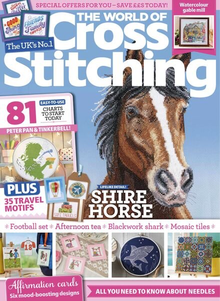 The World of Cross Stitching – July 2023 Cover