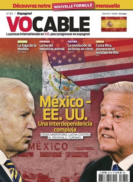 Vocable Espagnol – 05 mai 2023 Cover