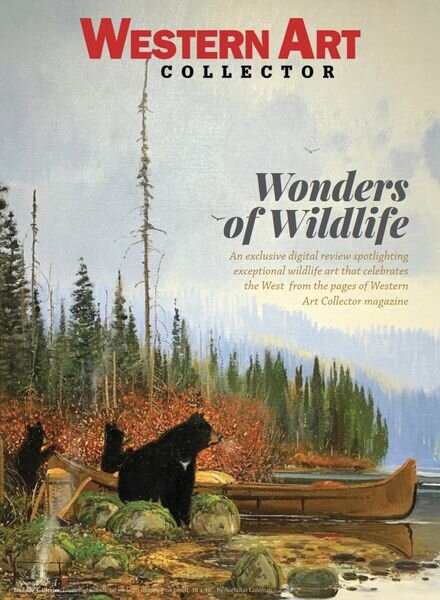 Western Art Collector – Wonders of Wildlife – April 2023 Cover