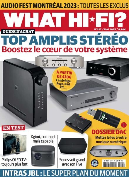 What Hifi France – mai 2023 Cover