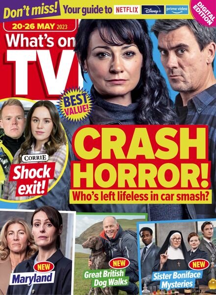 What’s on TV – 20 May 2023 Cover