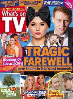 What’s on TV – 27 May 2023