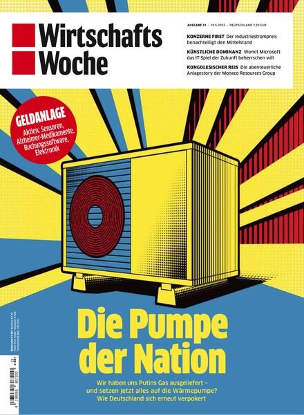 Wirtschaftswoche – 19 Mai 2023 Cover