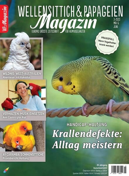 WP-Magazin Wellensittich & Papageien – Mai 2023 Cover
