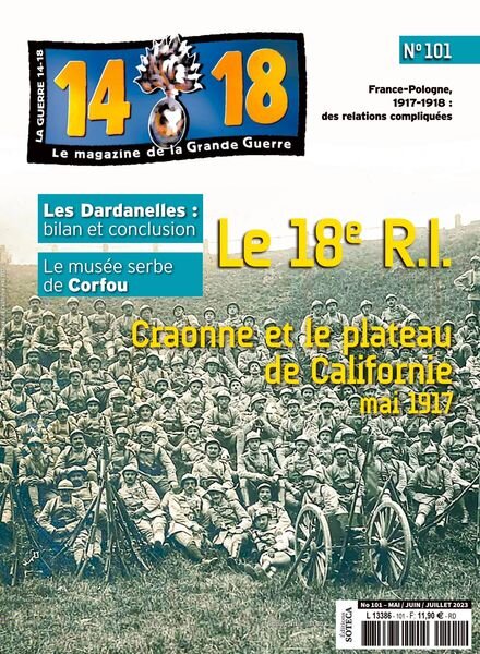 14-18 La Grande Guerre – Mai-Juillet 2023 Cover