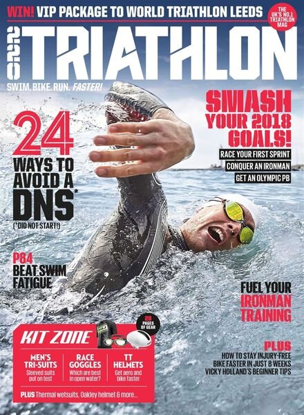 220 Triathlon – April 2018 Cover
