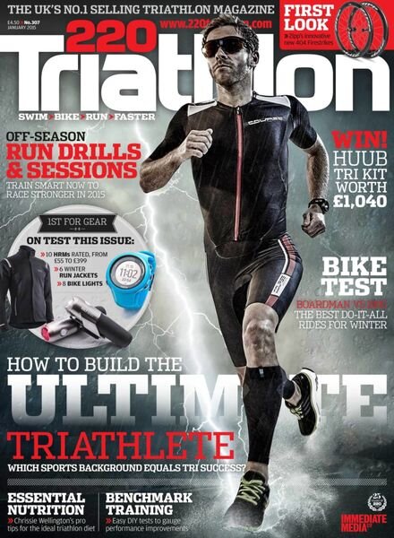 220 Triathlon – December 2014 Cover