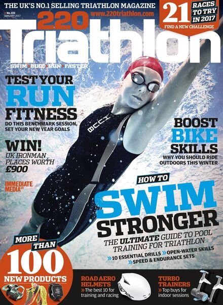 220 Triathlon – December 2016 Cover