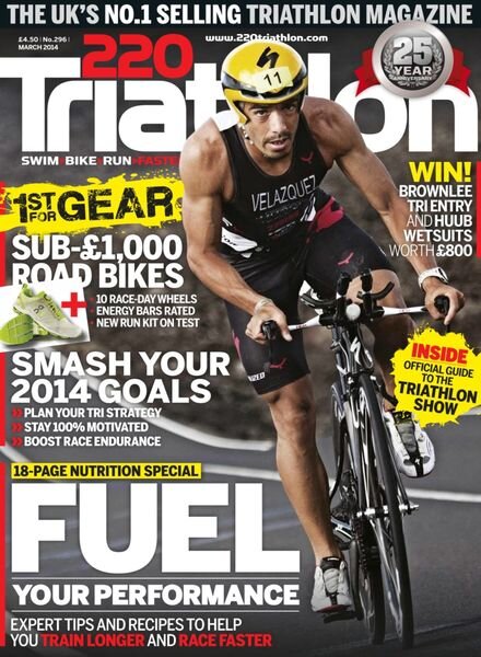 220 Triathlon – February 2014 Cover
