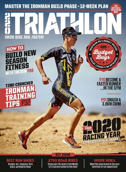 220 Triathlon – January 2020 Cover