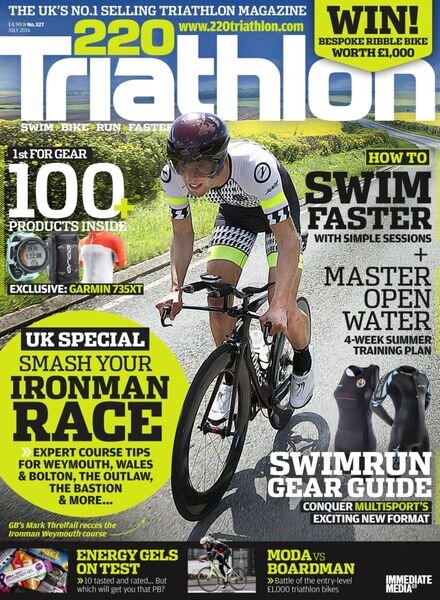 220 Triathlon – June 2016 Cover