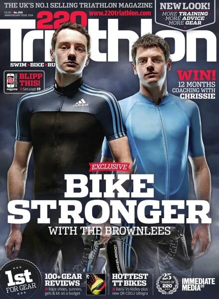 220 Triathlon – May 2014 Cover