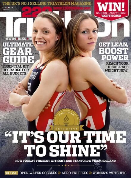 220 Triathlon – May 2016 Cover