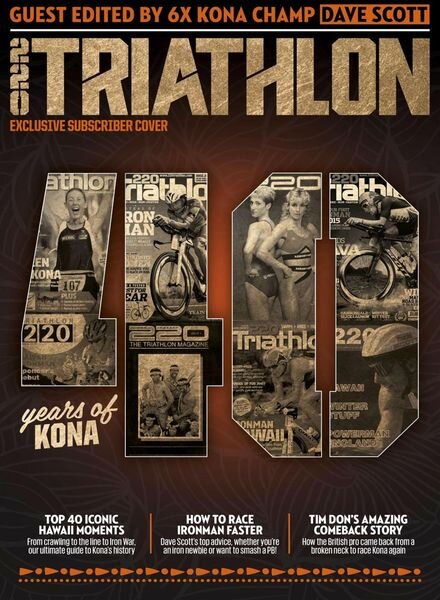220 Triathlon – November 2018 Cover