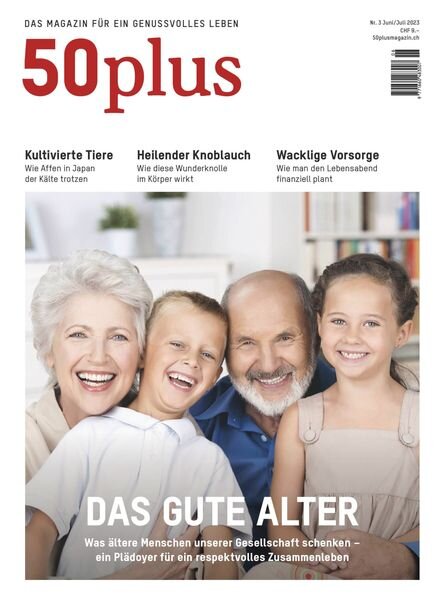 50plus Switzerland – Juni 2023 Cover