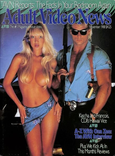 Adult Video News – November 1988 Cover
