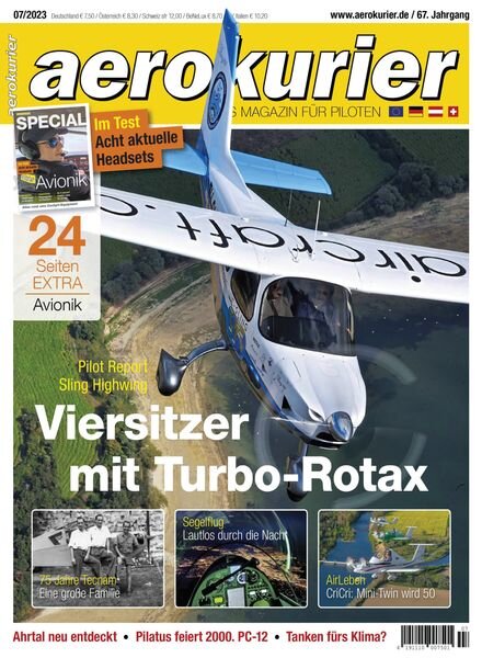 Aerokurier Germany – Juli 2023 Cover