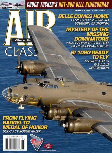 Air Classics – Where History Flies! – December 2021 Cover