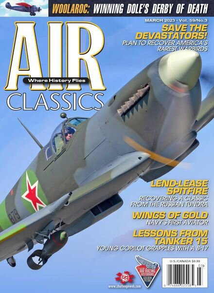 Air Classics – Where History Flies! – March 2023 Cover