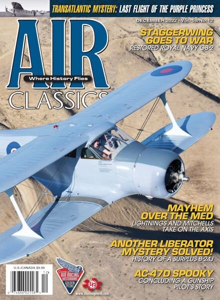 Air Classics – Where History Flies! – November 2022 Cover