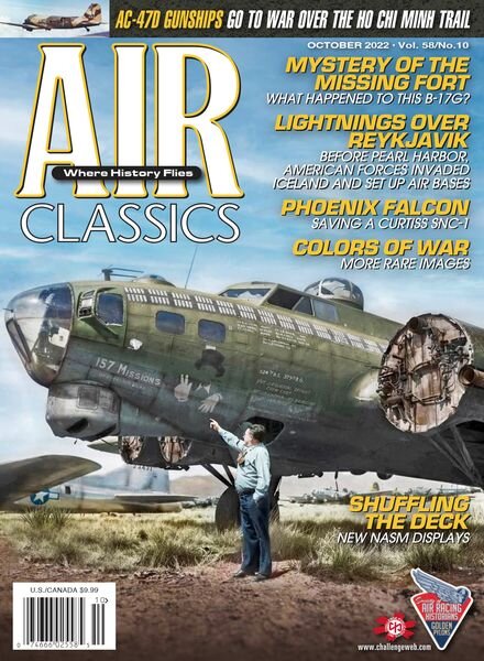 Air Classics – Where History Flies! – September 2022 Cover
