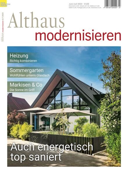 Althaus Modernisieren – Juni-Juli 2023 Cover