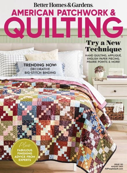American Patchwork & Quilting – August 2023 Cover