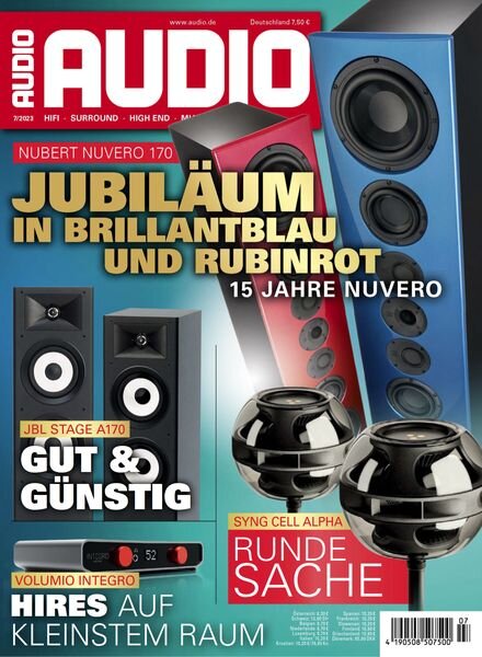 Audio – Juli 2023 Cover
