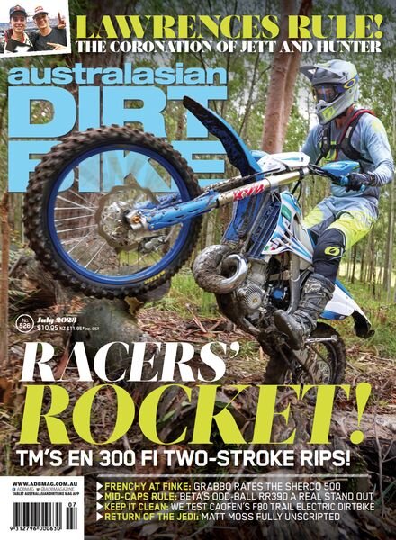 Australasian Dirt Bike – July 2023 Cover