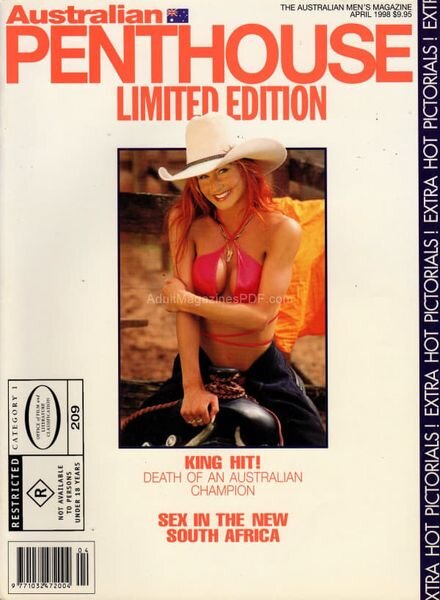 Australian Penthouse – April 1998 Limited Edition Cover